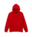Unisex Adult Softstyle Fleece Midweight Full Zip Hoodie Red Gildan-1