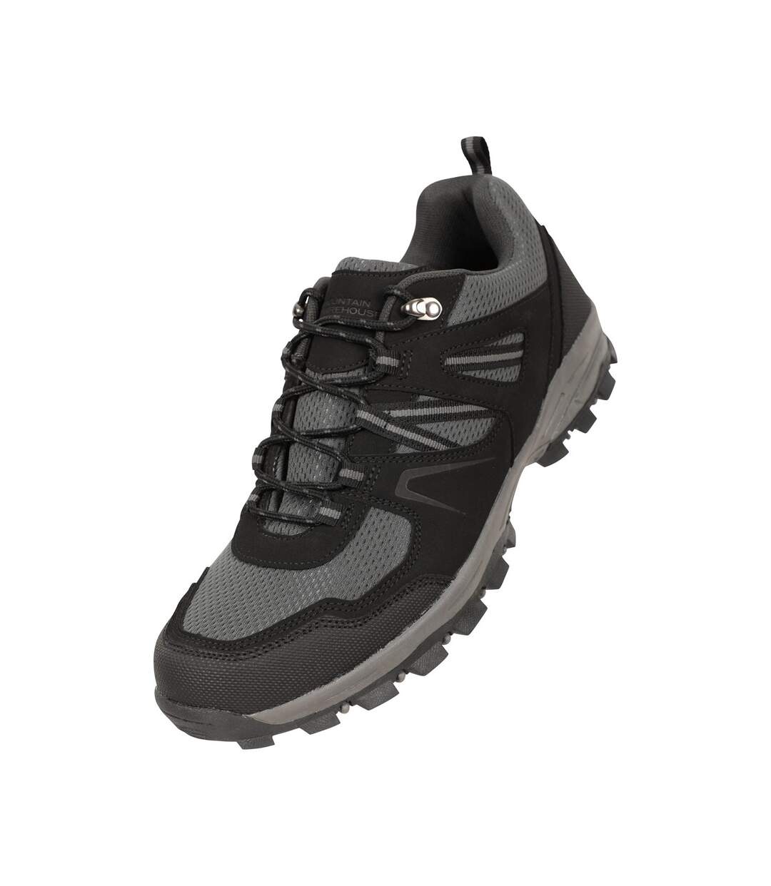 Mens mcleod outdoor wide walking shoes black Mountain Warehouse-1