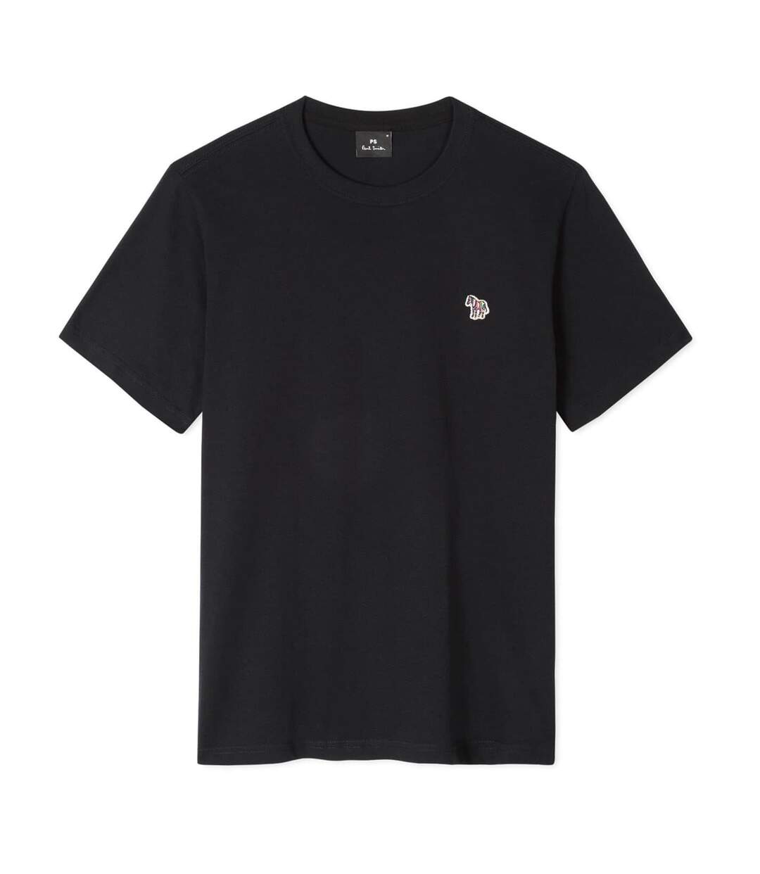 Mens Embroidered Motif Cotton T-shirt Black Paul Smith-4