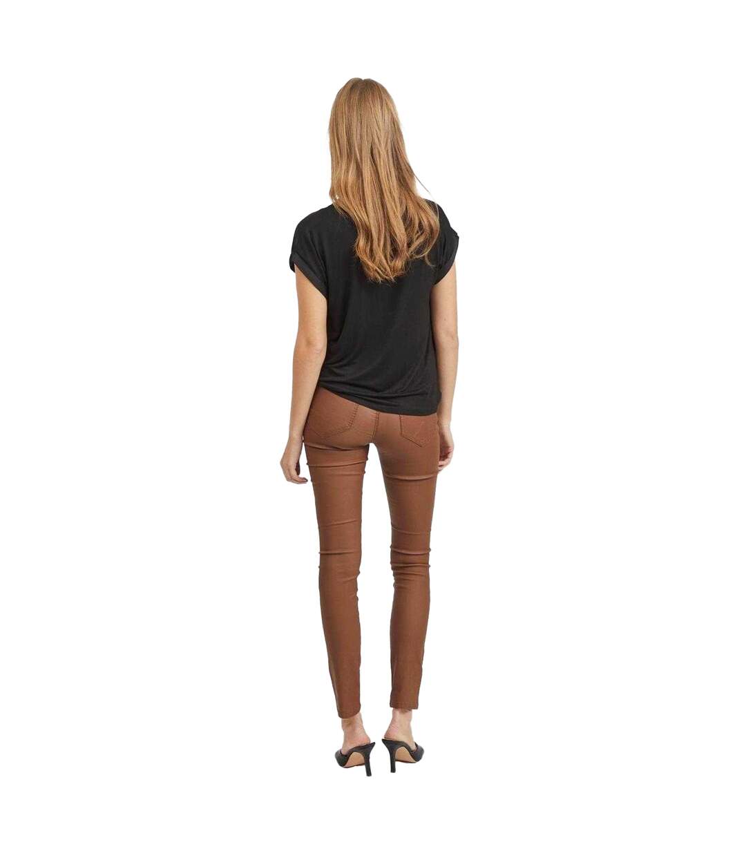 Haut Ellette Femme Noir Vila-3