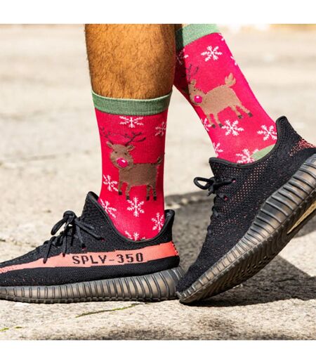1 Pack Mens Novelty Festive Christmas Bamboo Socks