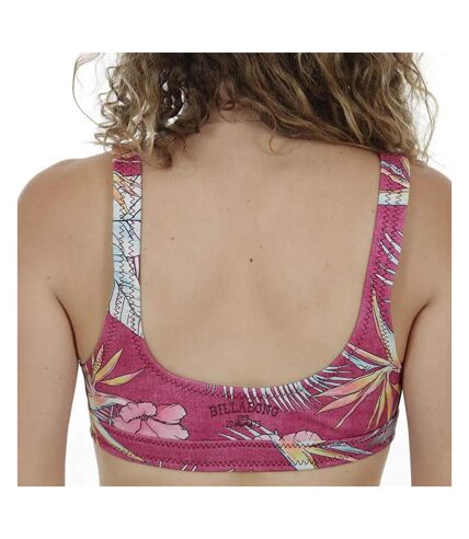 Haut de Maillot de surf Rose Femme Billabong Mas Olas - M