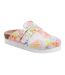 Womens/ladies Abelplus Tucker Tie Dye Mules Pastel Multicoloured Rocket Dog-1