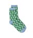 Chaussettes vertes/bleu femme vero moda bonhomme de neige-1