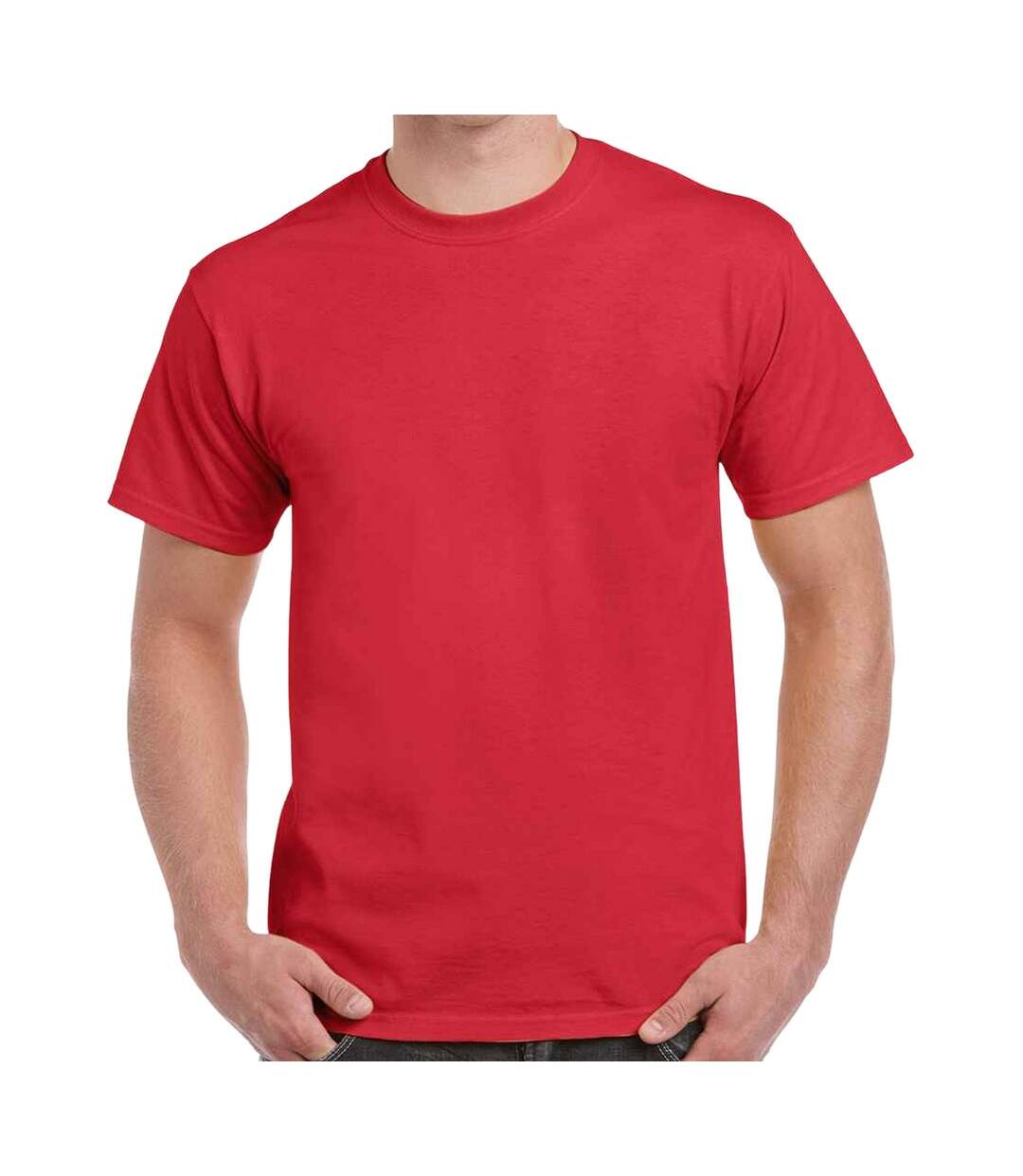 T-shirt manches courtes homme rouge Gildan Gildan