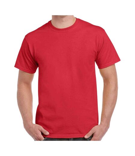 T-shirt manches courtes homme rouge Gildan