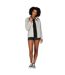 Womens/ladies Jessalyn Velour Full Zip Fleece Jacket Paloma Grey Marl Regatta-1