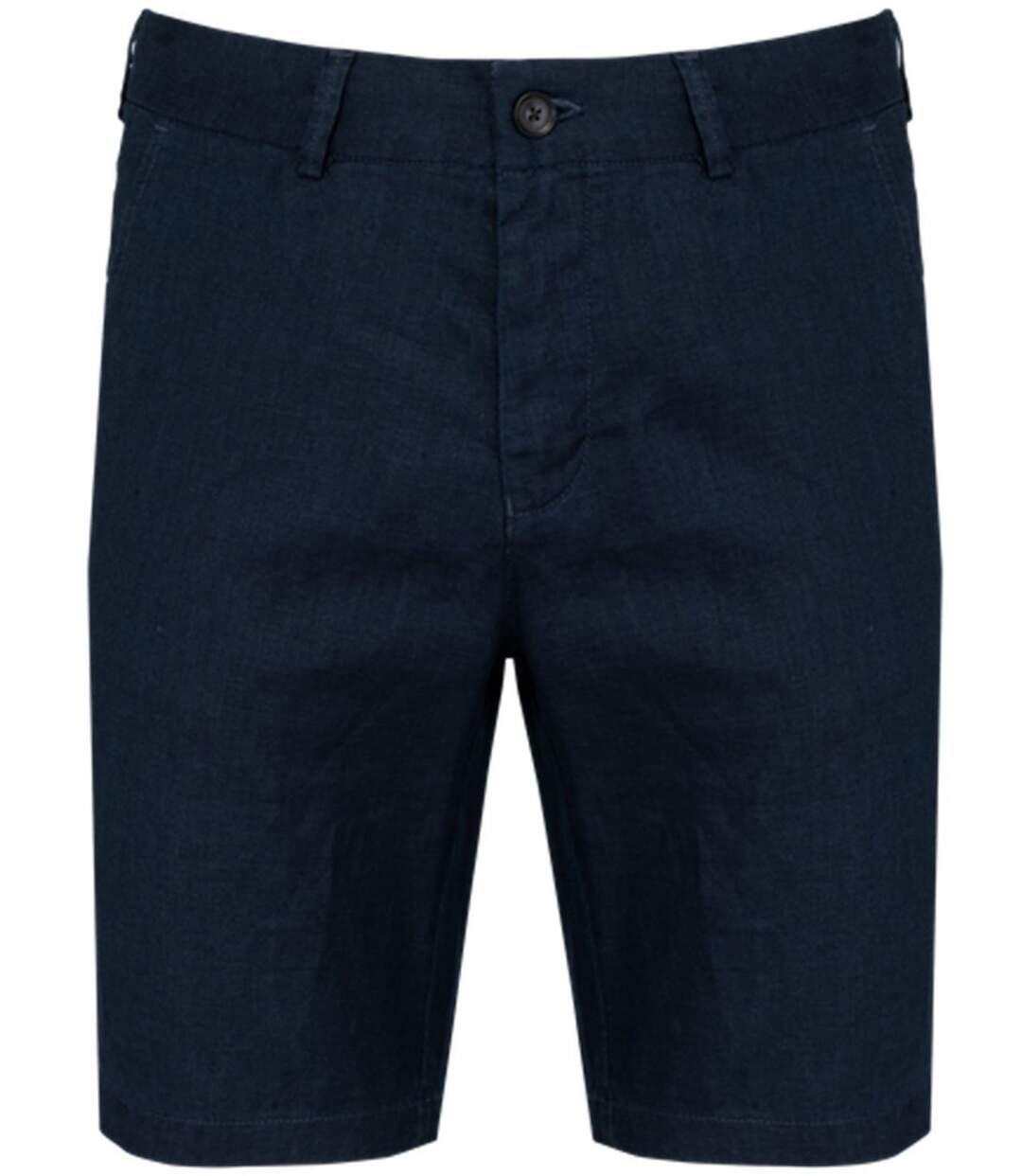Bermuda en lin - Homme - PATS711 - bleu marine-2