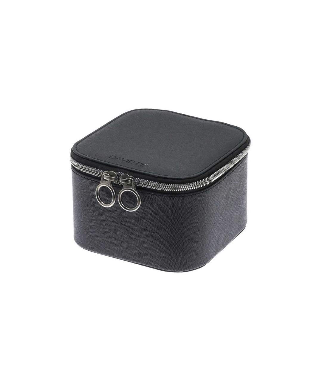 Davidts - Coffret à bijoux carré Zip'n go - noir - 7614-1