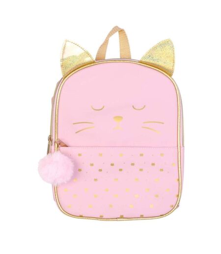 Sac à dos pour enfants Chat Rose