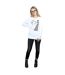 Disney Pantalon de survêtement Frozen Elsa Christmas Silhouette Femmes/Dames (Blanc) - UTBI6138-4