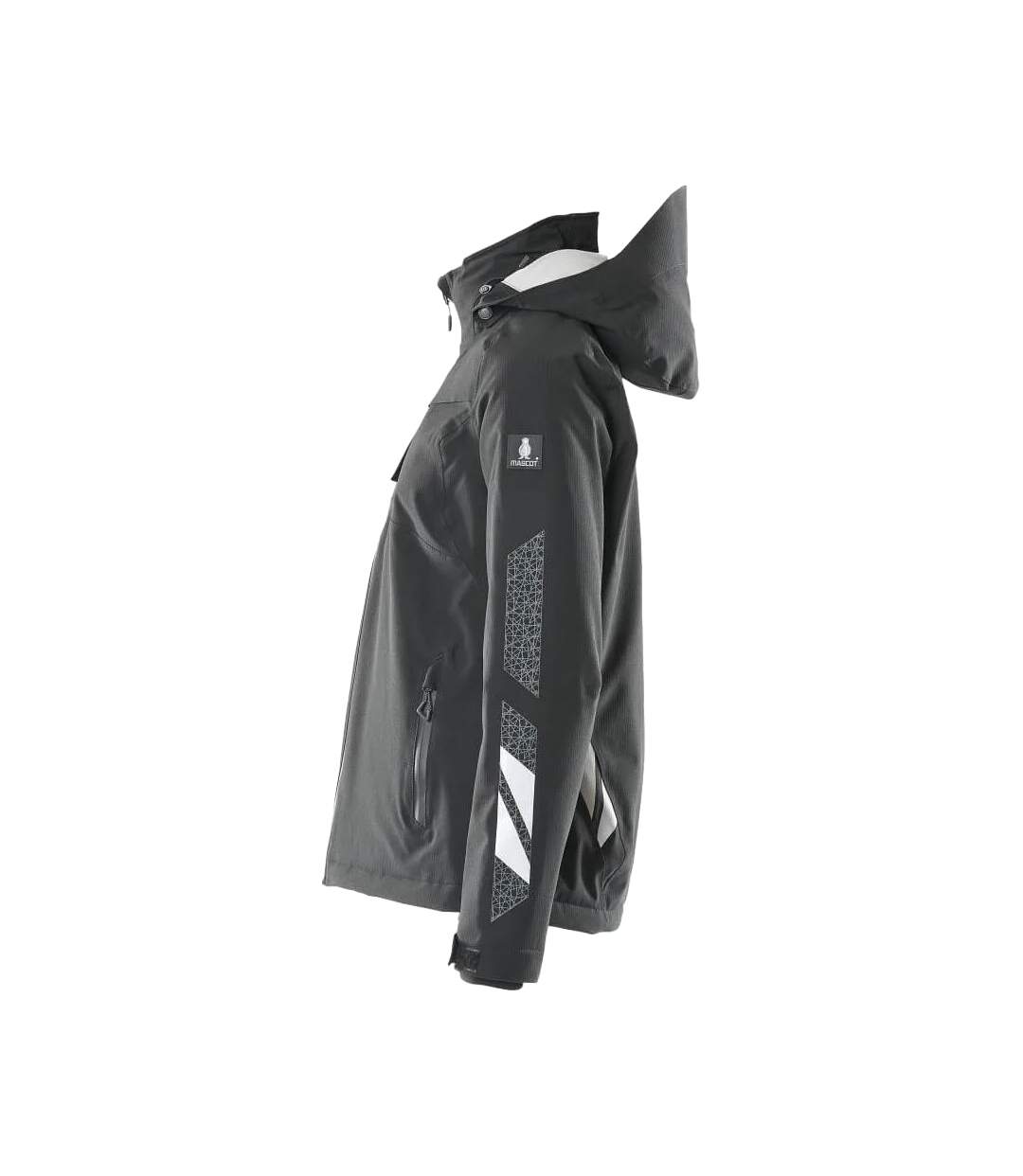 Womens/ladies Accelerate Shell Jacket Black Mascot-2