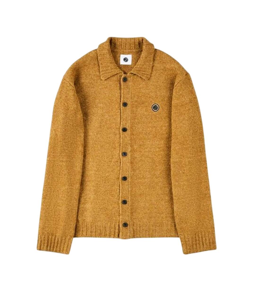 Cardigan Whittaker Homme Marron Clair Pretty Green-2