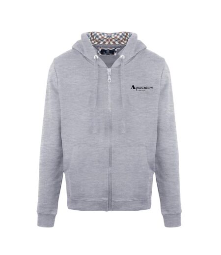 Mens Casual Hoodie Grey Aquascutum