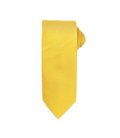Premier Mens Micro Waffle Formal Work Tie (Pack of 2) (Sunflower) (One Size) - UTRW6942