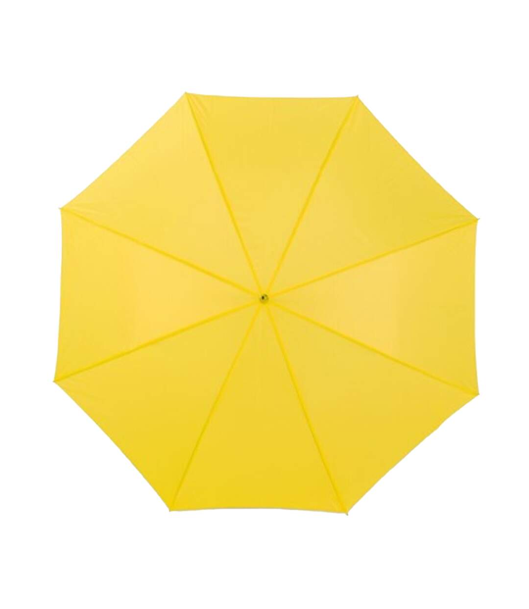Parapluie Droit Motif/style Poignée En Bois 84 Cm X 104 Cm Jaune L-Merch-1