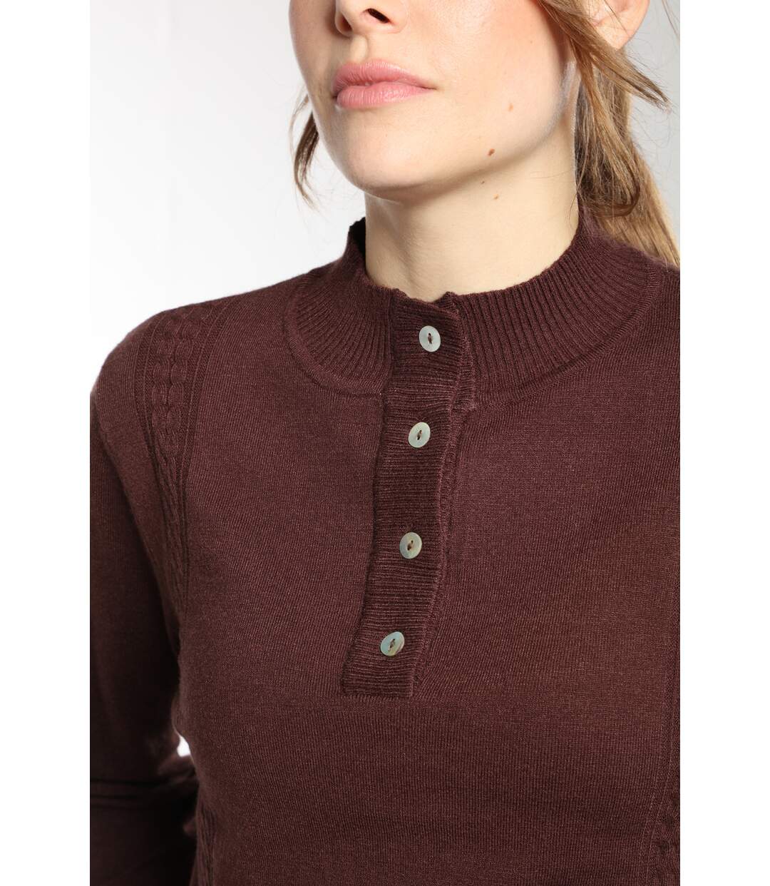 Pull Lady  | Gerard Pasquier Avec Col Pattes De Boutonnière | Gerard Pasquier-5