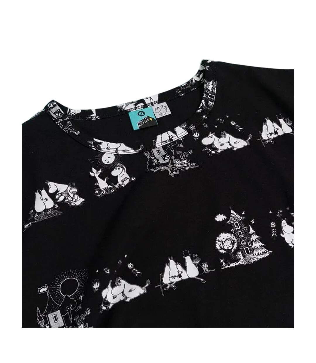 Robe Motif/style Imprimé Intégral Femme Noir Moomin-4