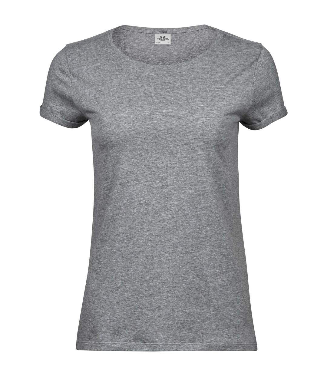 T-shirt Femme Gris Chiné Tee Jays-1