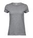 T-shirt Femme Gris Chiné Tee Jays-1