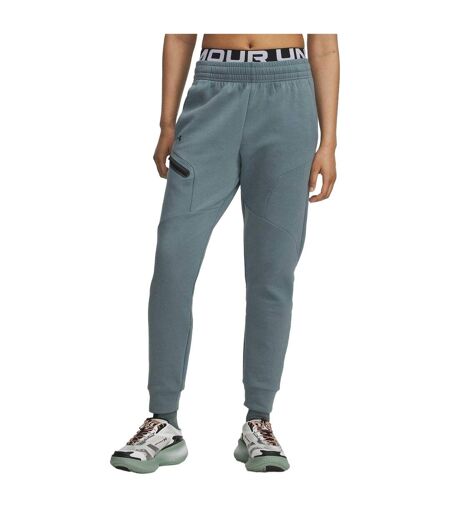 Womens/ladies Unstoppable Fleece Athletic Joggers Jasper Under Armour