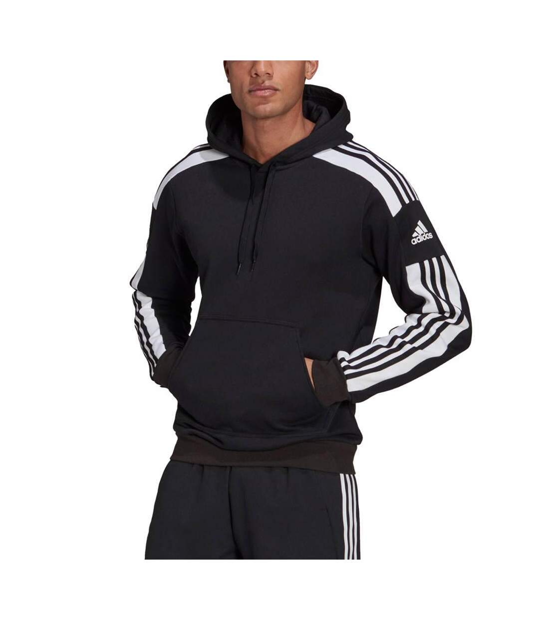 Sweat À Capuche Squadra Homme Noir Adidas-1