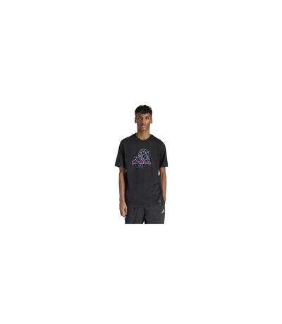 T-shirt Motif/style Abstrait Homme Noir Adidas