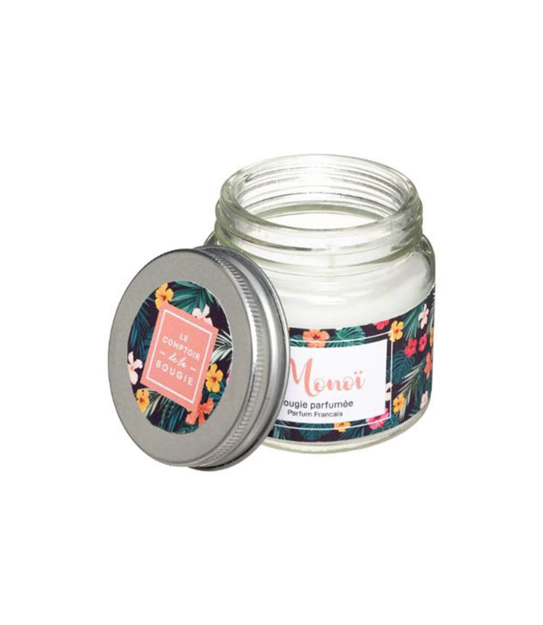 Bougie Parfumée en Verre Bocal 65g Monoï-2