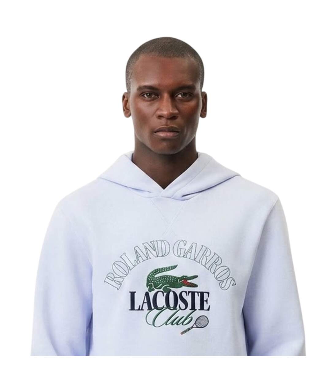Sweat À Capuche Roland Garros Adulte Bleu Lacoste-3