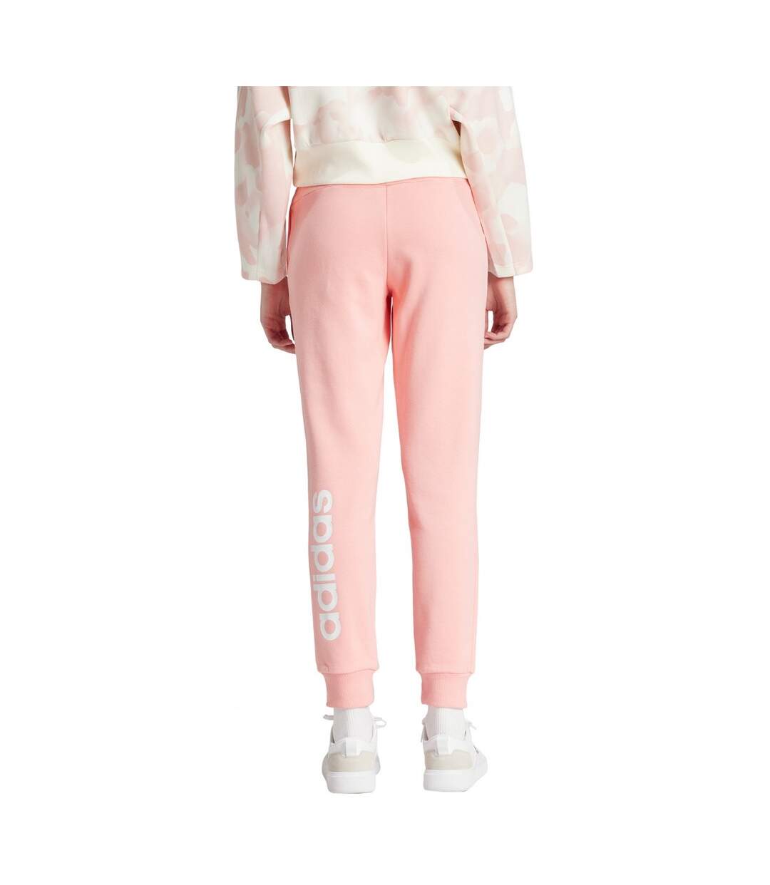 Pantalon De Jogging Style Linéaire Femme Rose Adidas-3
