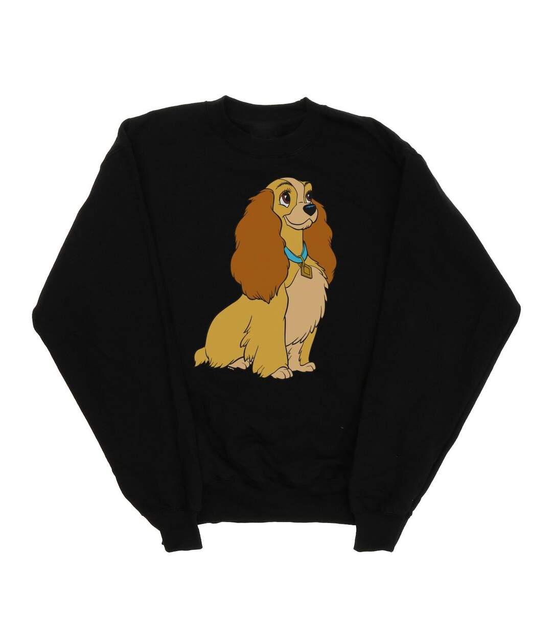 Disney - Sweat LADY AND THE TRAMP LADY SPAGHETTI HEART - Femme (Noir) - UTBI13970-1