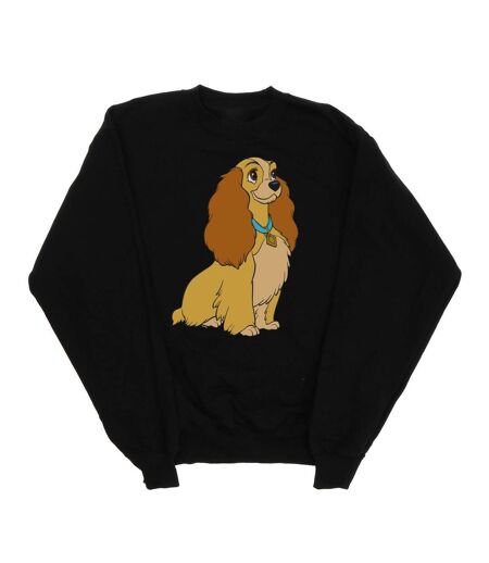 Disney - Sweat LADY AND THE TRAMP LADY SPAGHETTI HEART - Femme (Noir) - UTBI13970
