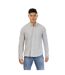Mens Rascoe Collared Long-sleeved Button-down Shirt Black White Peter Werth-2