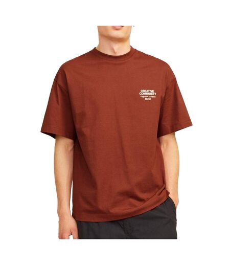 T-Shirt rouge homme jack & jones noho