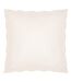 Check it fleece cushion cover 45cm x 45cm dreamy cream Heya Home