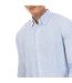 Chemise Manches Longues Motif/style Rayure Verticale Homme Bleu Blanc Peter Werth-4