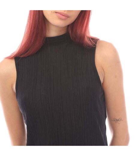 Débardeur cira plisse femme noir Vero Moda