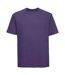 T-shirt classic homme violet Russell Russell