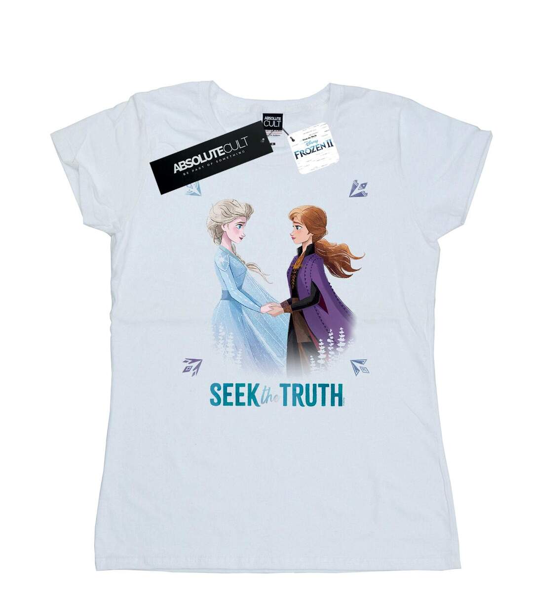 Disney T-shirt en coton Femmes/Ladies Frozen 2 Elsa And Anna Seek The Truth (Blanc) - UTBI21631-1