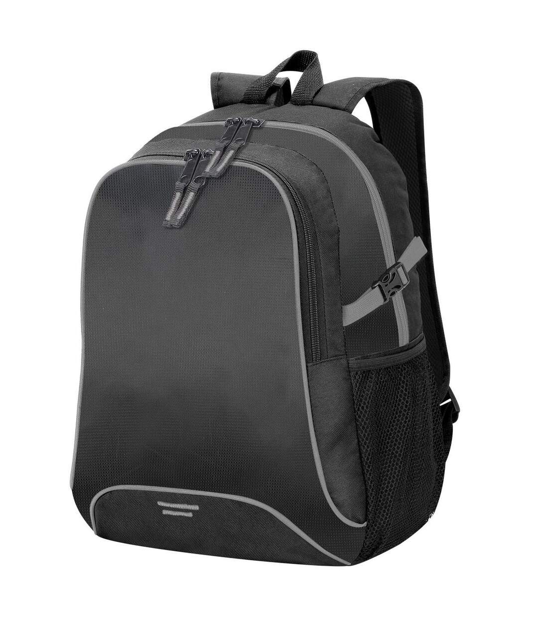 Osaka Sac À Dos Basique 30 Litres Taille Unique Noir Gris Clair Shugon-1