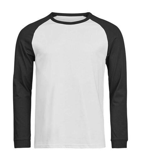 T-shirt Baseball Unlabeled Adulte Blanc Noir Tee Jays