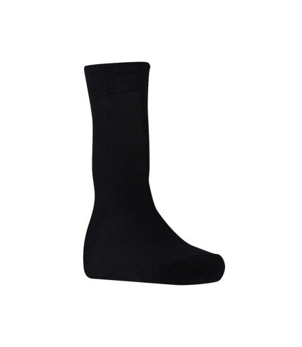 LANDSFORD Chaussettes Homme Fil d'Ecosse LACLASSIQUE Noir