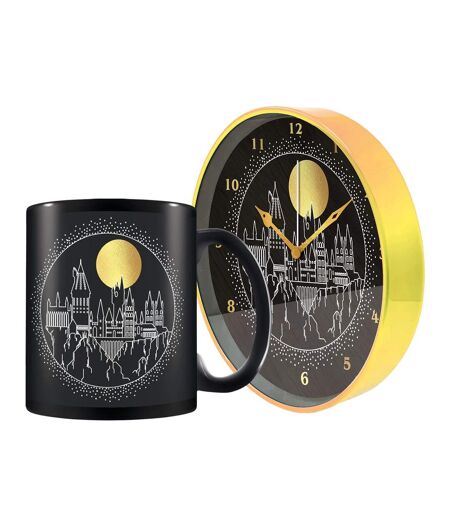 Harry Potter Moon Mug Set (Black/Gold) (One Size) - UTPM7170