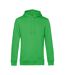 Pull À Capuche Biologique Pour Hommes Vert Pomme B&C-1