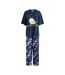 Ensemble De Pyjama Court Motif/style Chien Good Luck Femme Bleu Marine Cath Kidston-2