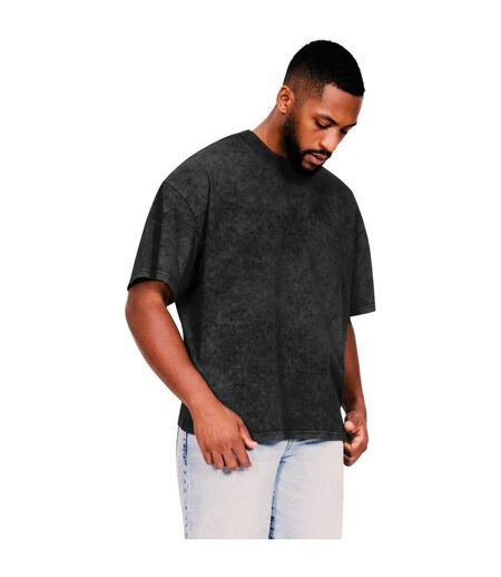 Unisex adult acid wash oversized t-shirt black Casual Classics