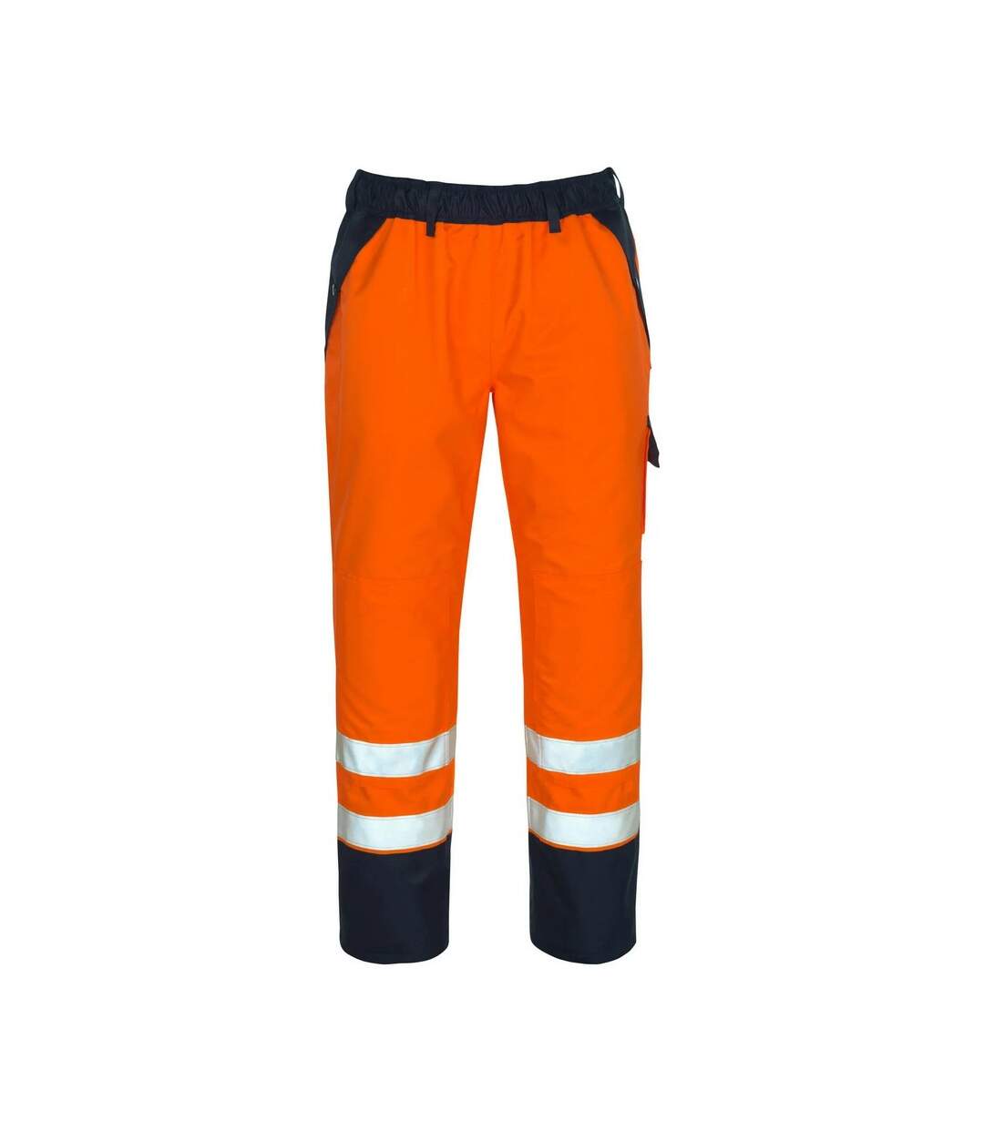 Pantalon De Pluie Safe Image Homme Orange Fluo Orange Fluo Bleu Marine Bleu Marine Mascot-1