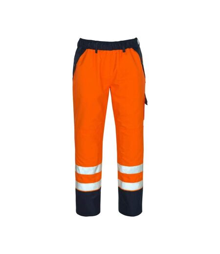 Pantalon De Pluie Safe Image Homme Orange Fluo Orange Fluo Bleu Marine Bleu Marine Mascot