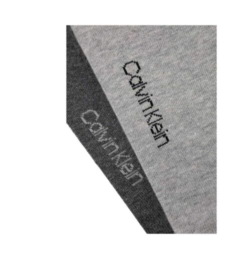 Chaussettes Motif/style Rayures Contrastées Homme Gris Calvin Klein