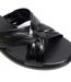 Sandales femme noir mat/verni Boulevard